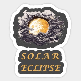 total solar eclipse 2024 Sticker